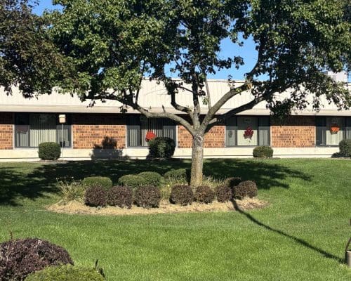 Exterior Alpine fireside